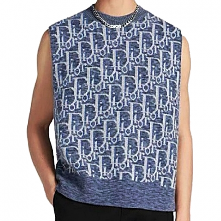 DIOR 오블리크 니트 베스트