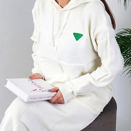 BOTTEGA VENETA 트라이앵글 후드 스커트 세트