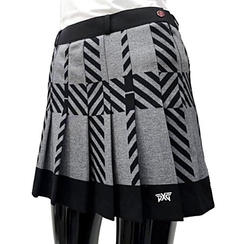 P*G 변형 체크 플리츠