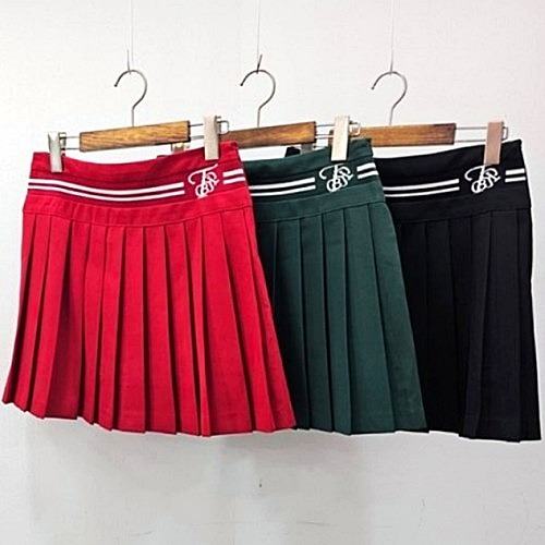 P*G 니트 콤비 올 플리츠