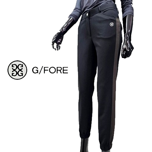 지*어 배색 조거 팬츠