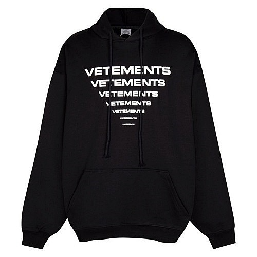 베트멍 VETEMENTS 스테어즈로고 후드