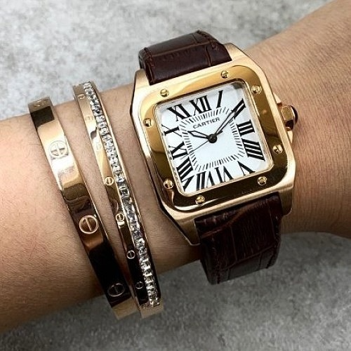 CARTIER 산토스 드 까르띠에 100주년