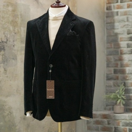 GUC*I 익스클루시브 싱글 브레스티브 코듀로이 블레이져