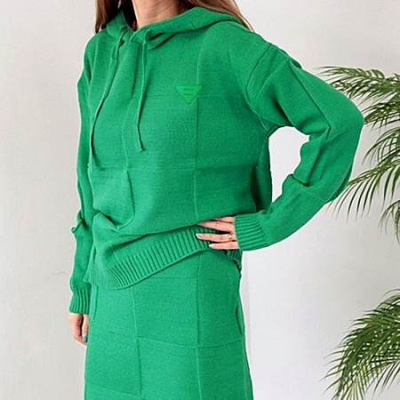 BOTTEGA VENETA 트라이앵글 후드 스커트 세트