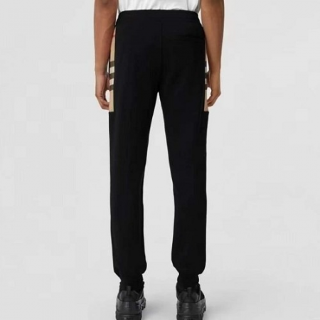 BURBER*Y 포인트 체크 트레이닝 팬츠