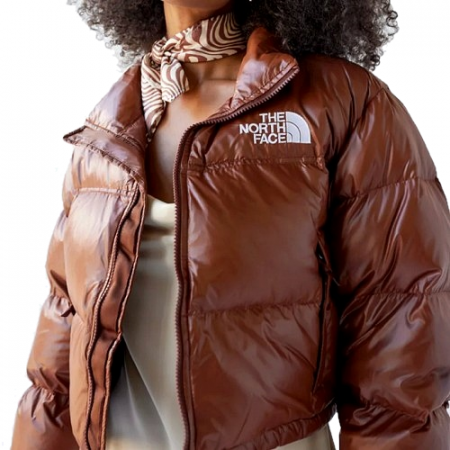 노스페이스 THE NORTH FACE 눕시다운 크롭패딩 - 다크오크