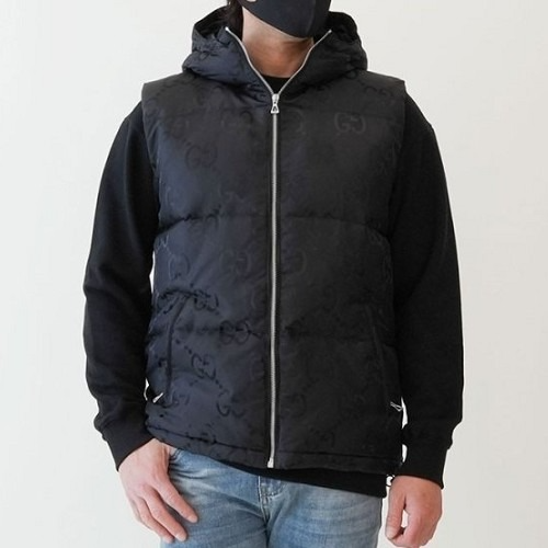 GUC*I 점보 GG 캔버스 다운 베스트