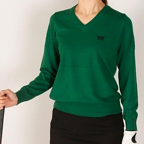 P*G 울혼방 브이넥 니트