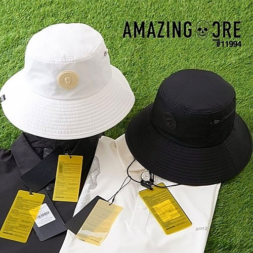 어메이징*리 AMAZING_CRE WIDE ZIPPER 버킷햇