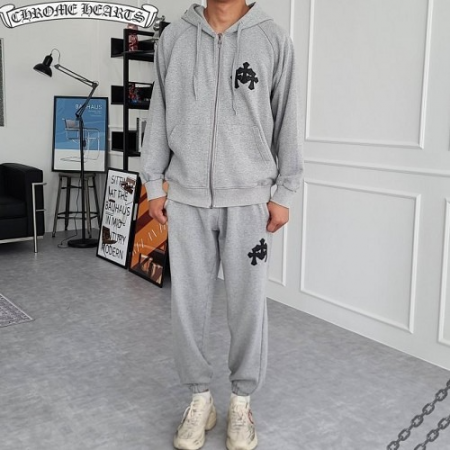 크롬*츠 자수십자 집업 세트