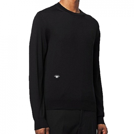 DIOR 꿀벌자수 라운드니트