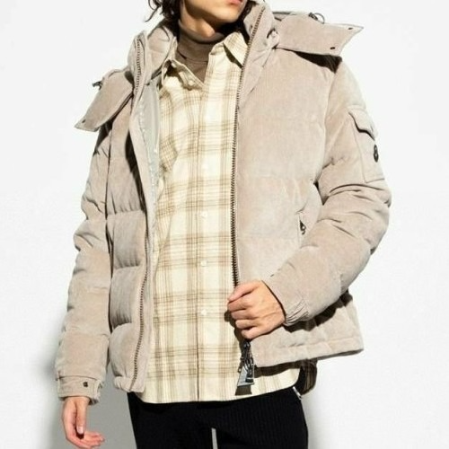 MONCL*R 골덴 후드 패딩