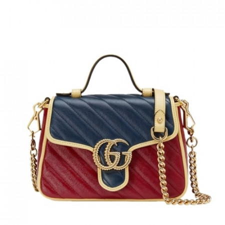 구찌 GG 마몽 미니 탑 핸들백