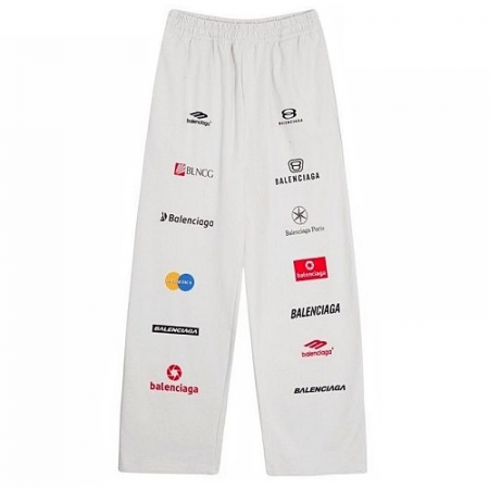 발렌시*가 BALENCIAGA 탑리그 로고 스웻팬츠