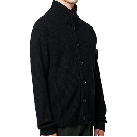 스톤아일*드 STONE ISLAND 버튼 니트집업