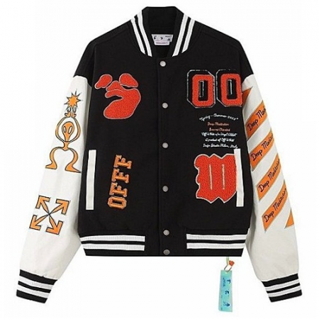 오프화*트 OFF-WHITE 메디테이션 바시티 자켓