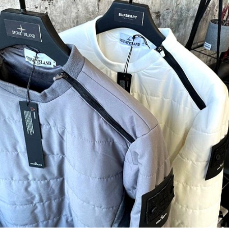 스톤아일*드 STONE ISLAND 지퍼 패딩 맨투맨