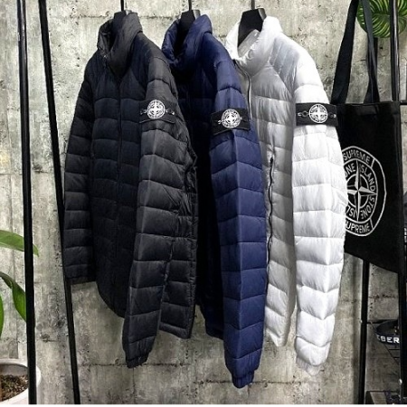 STONE ISLAND 다운라이크 와팬경량 패딩