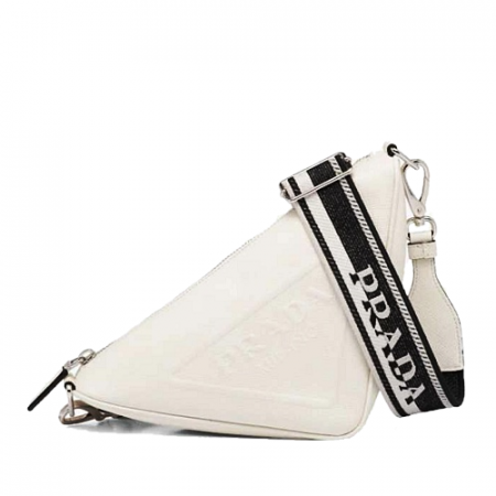22S/S PRADA 사피아노 가죽 프라다 트라이앵글 백