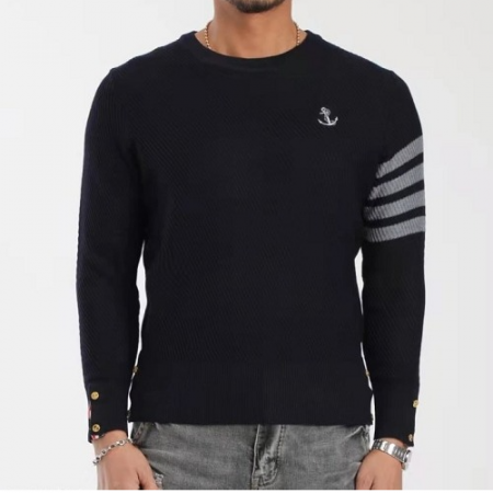 톰브*운 4선앵커자수 니트