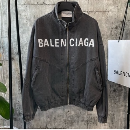 발렌시*가 빈티지 로고 데님자켓