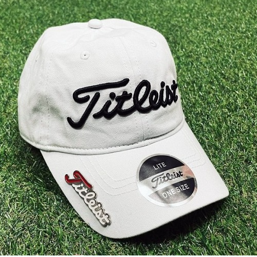 타이틀리*트 코튼 엠보자수로고 FJ 마그네틱 볼마커 캡 (남여공용)