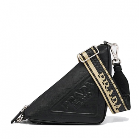 22S/S PRADA 사피아노 가죽 프라다 트라이앵글 백