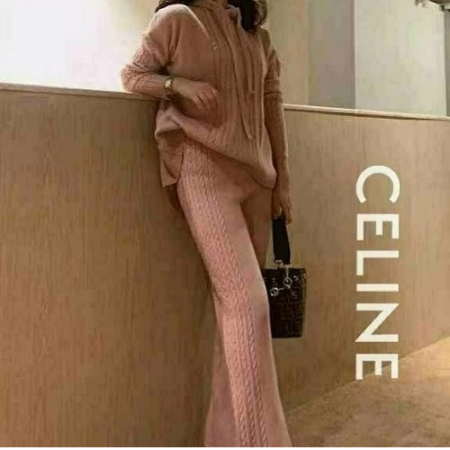 CELI*E 하임 후드 니트세트