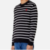 아* 드 꾀흐 스트라이프 크루넥 스웨터