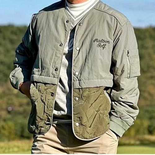 말* 퀄팅 하이브리드 패딩 자켓 (MEN)