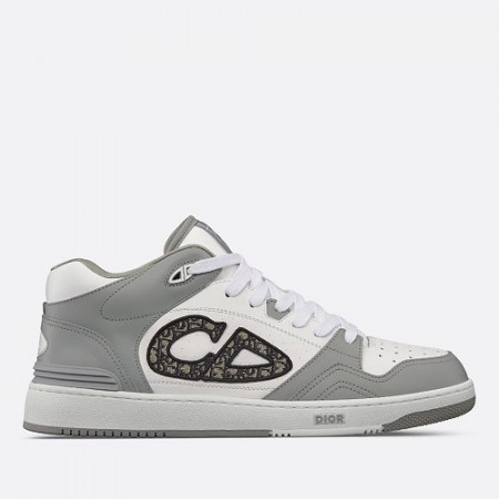 DI*R B57 미드탑 스니커즈 그레이 화이트