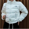 THE NORTH FACE 루스타 크롭 다운패딩 - 화이트