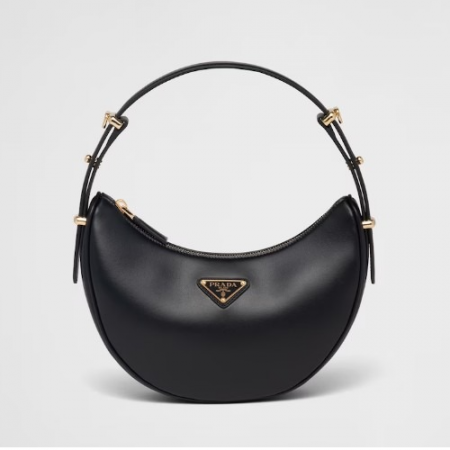 PRA*A 아르케 가죽 숄더백 블랙