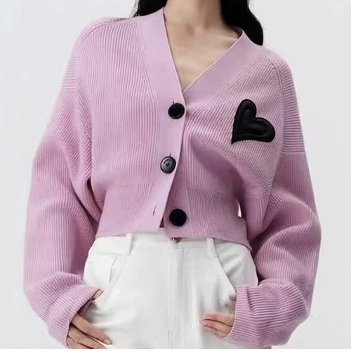 발렌*노 하트 버튼 가디건