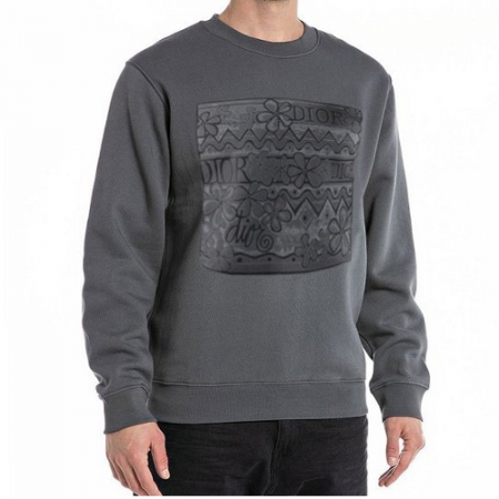 DI*R 플라워 D올 피그먼트 맨투맨