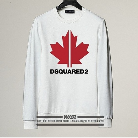 DSQUAR*D2 페이백 로고 밍크 양기모 티셔츠