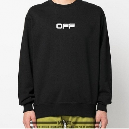 OFF-WHI*E 덩크 로우 패턴 밍크 양기모 티셔츠