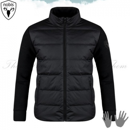 노*스 덕다운 니트 패딩 점퍼