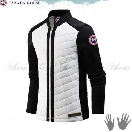 캐나다*스 슬림핏 사선 패딩 점퍼