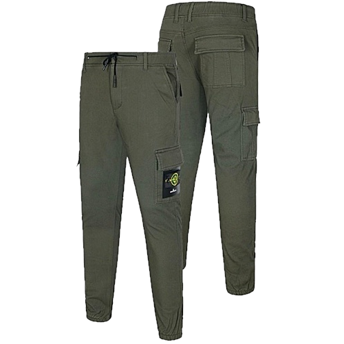 스톤아일*드 카고 융 밴딩조거