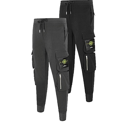 스톤아일*드 카고 밴딩조거