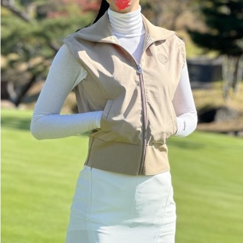 사우스케*프 칼라 지퍼 베스트 (WOMEN)