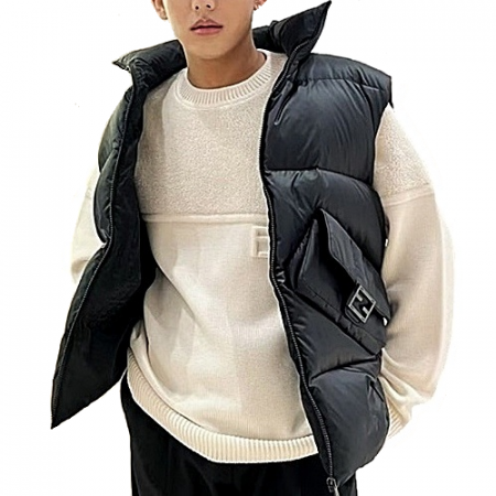 펜디 FENDI 포켓 다운 베스트