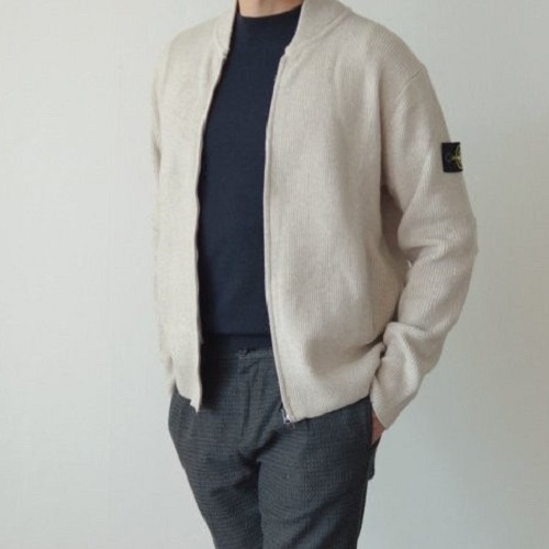 스톤아일*드 울 집업 가디건