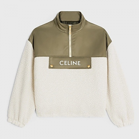 CEL*NE 바뢰즈 - 캐시미어 시어링 그레주/카키