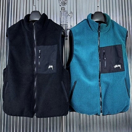 스투시 STUSSY 리버시블 베스트