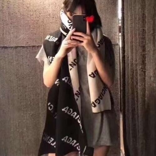 BALENCIA*A 리버서블 니트 머플러 (수입)