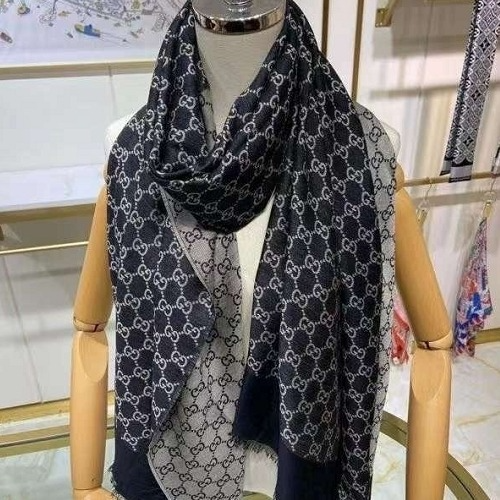 GUC*I 양면 GG 캐시미어 머플러 (수입)