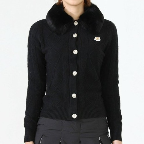 페어라*어 퍼 카라 방풍 니트 집업